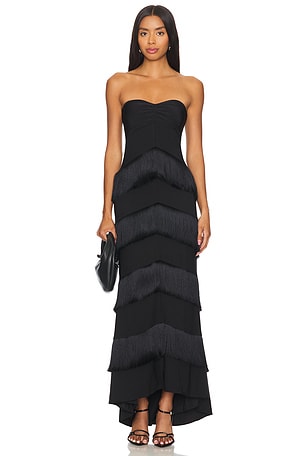 Hera Fringe Maxi Dress House of Harlow 1960