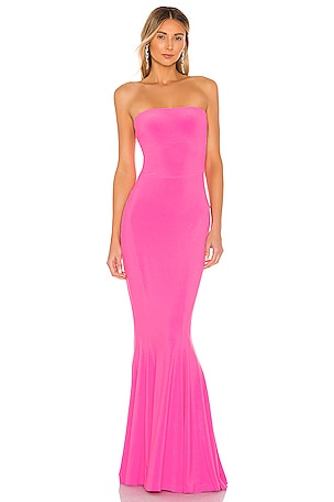 x REVOLVE Strapless Fishtail Gown Norma Kamali