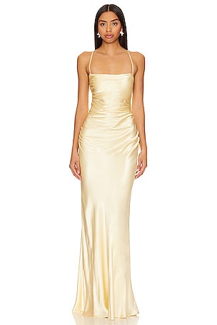 La Lune Lace Back Maxi Dress Shona Joy