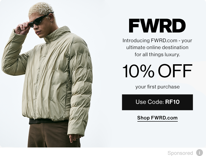 FWRD get 10% off.